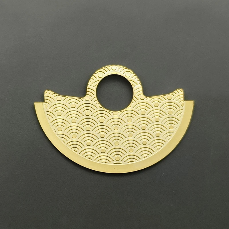 Wave Pattern NH35 Automatic Hammer Rotor Metal Patch Fits 4R35 4R36 NH35 NH36 NH