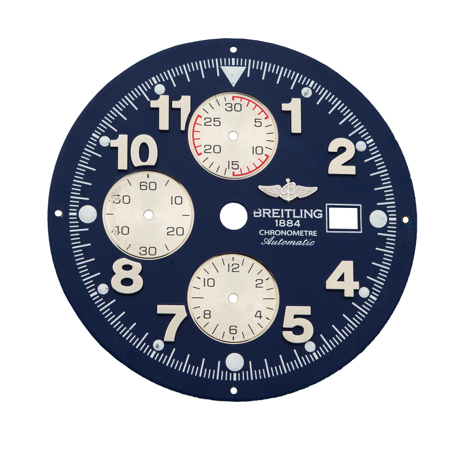 Breitling Original Super Avenger Arabic Numerals Blue Mens Watch Dial A1337011