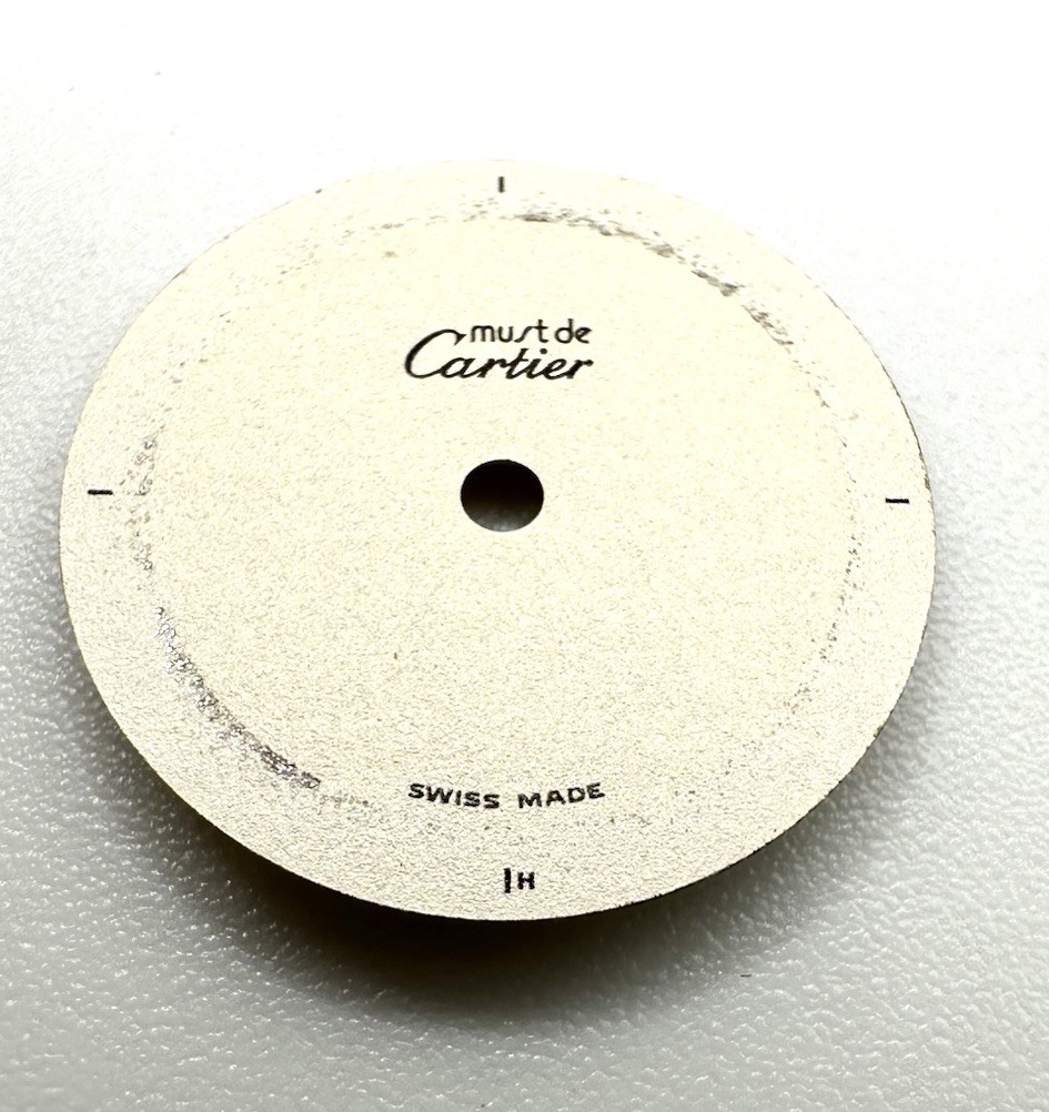 Preowned Genuine Must De Cartier 21 Quartz Cal. 90.06 Ivory Dial
