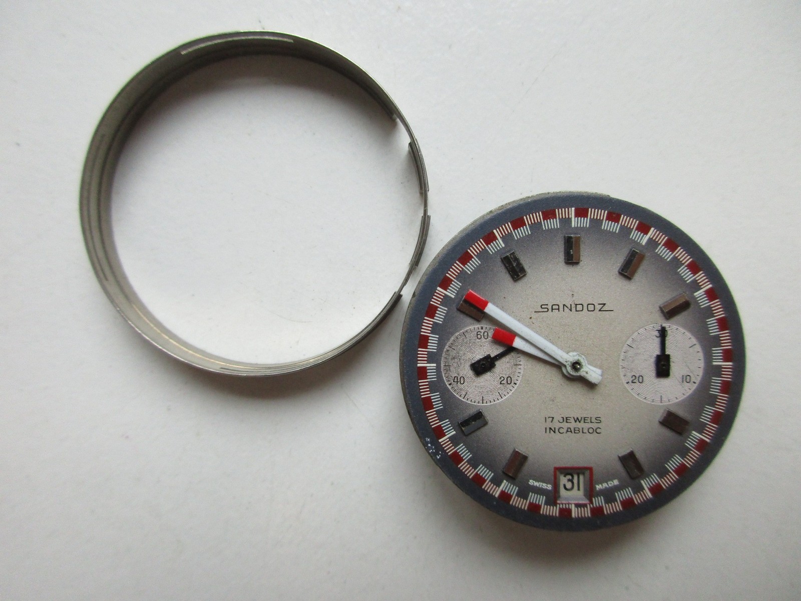Valjoux cal. 7734 Swiss chronograph watch movement – incomplete – for parts