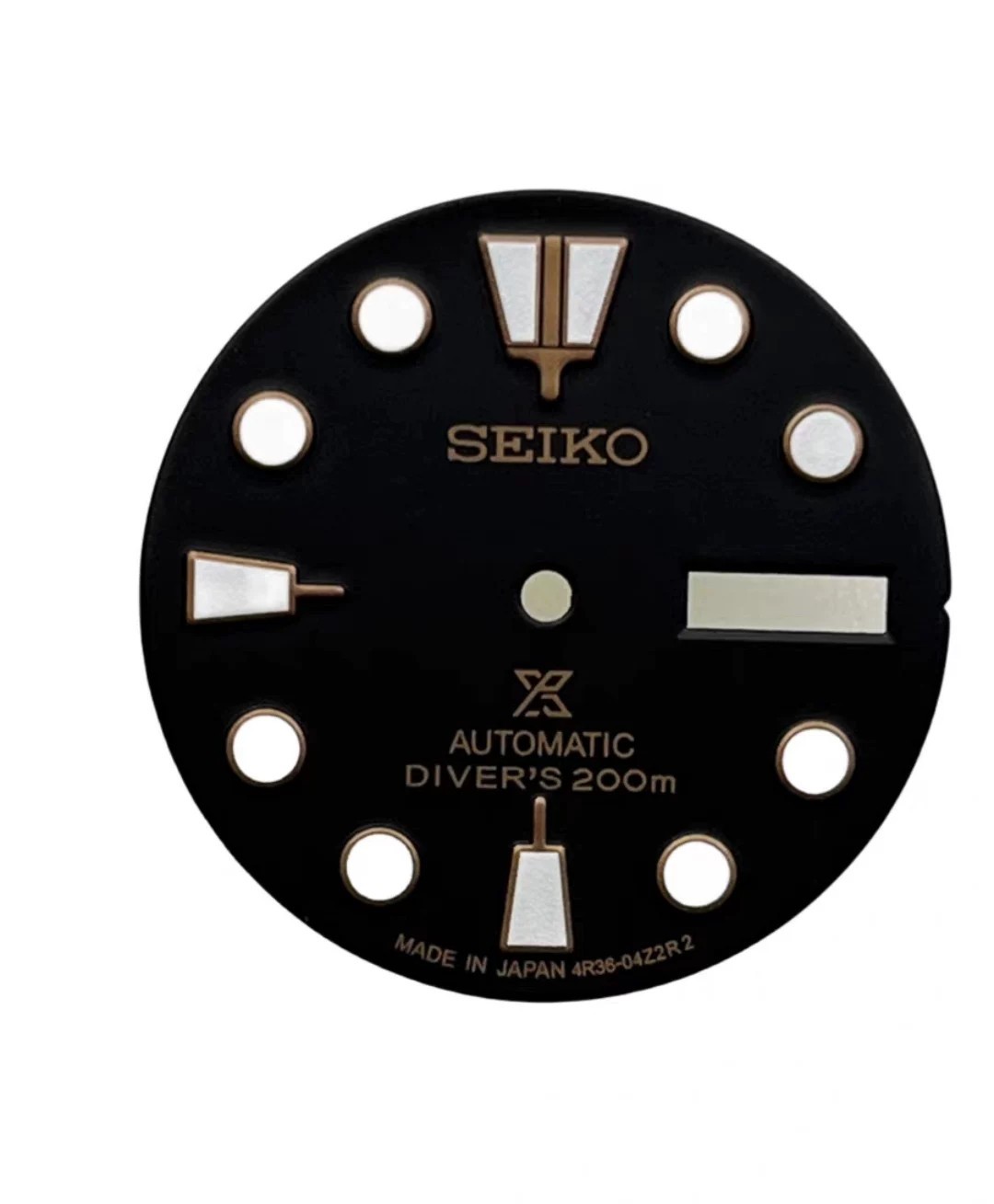 28.5mm Retro Watch Dial Green Luminous Double Calendar for Nh36 Nh35 Movement