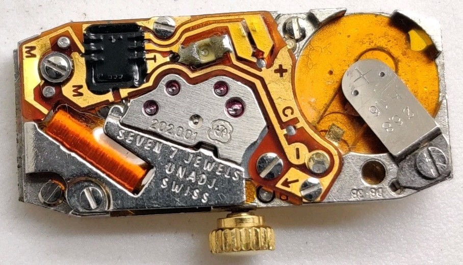 ETA Cal. 202.001 Swiss quartz watch movement For Repair