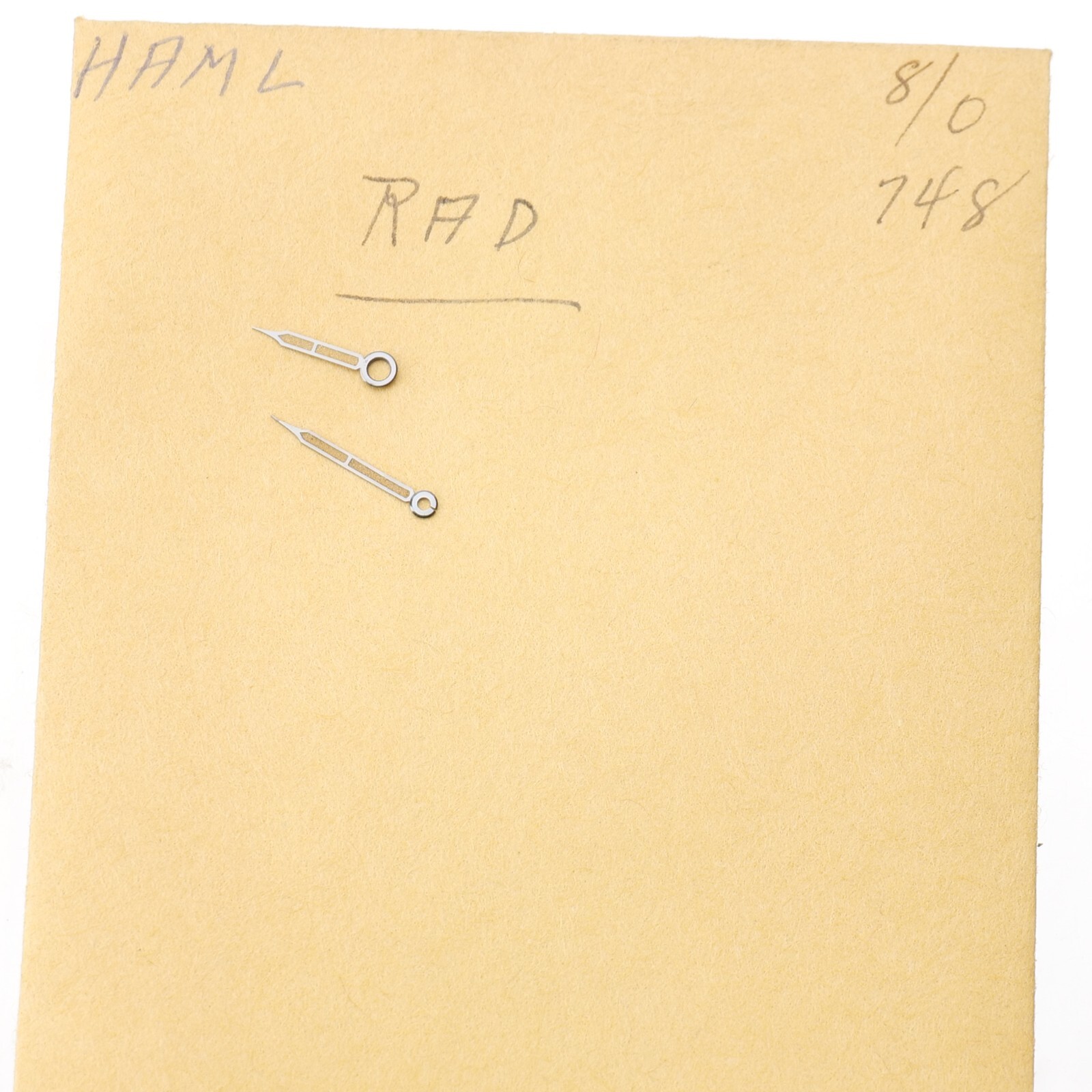 Hamilton Hand Set Minute Hour Original For 8/0 – 748 Part NOS Watchmakers (H23)