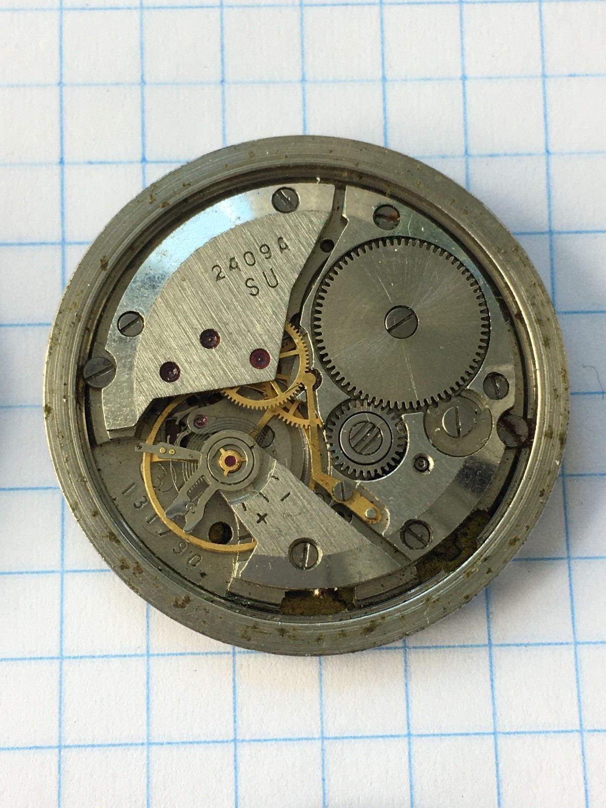 MOVEMENTS (10pcs) FOR MENS WRIST WATCH Raketa Vostok etc. USSR for parts