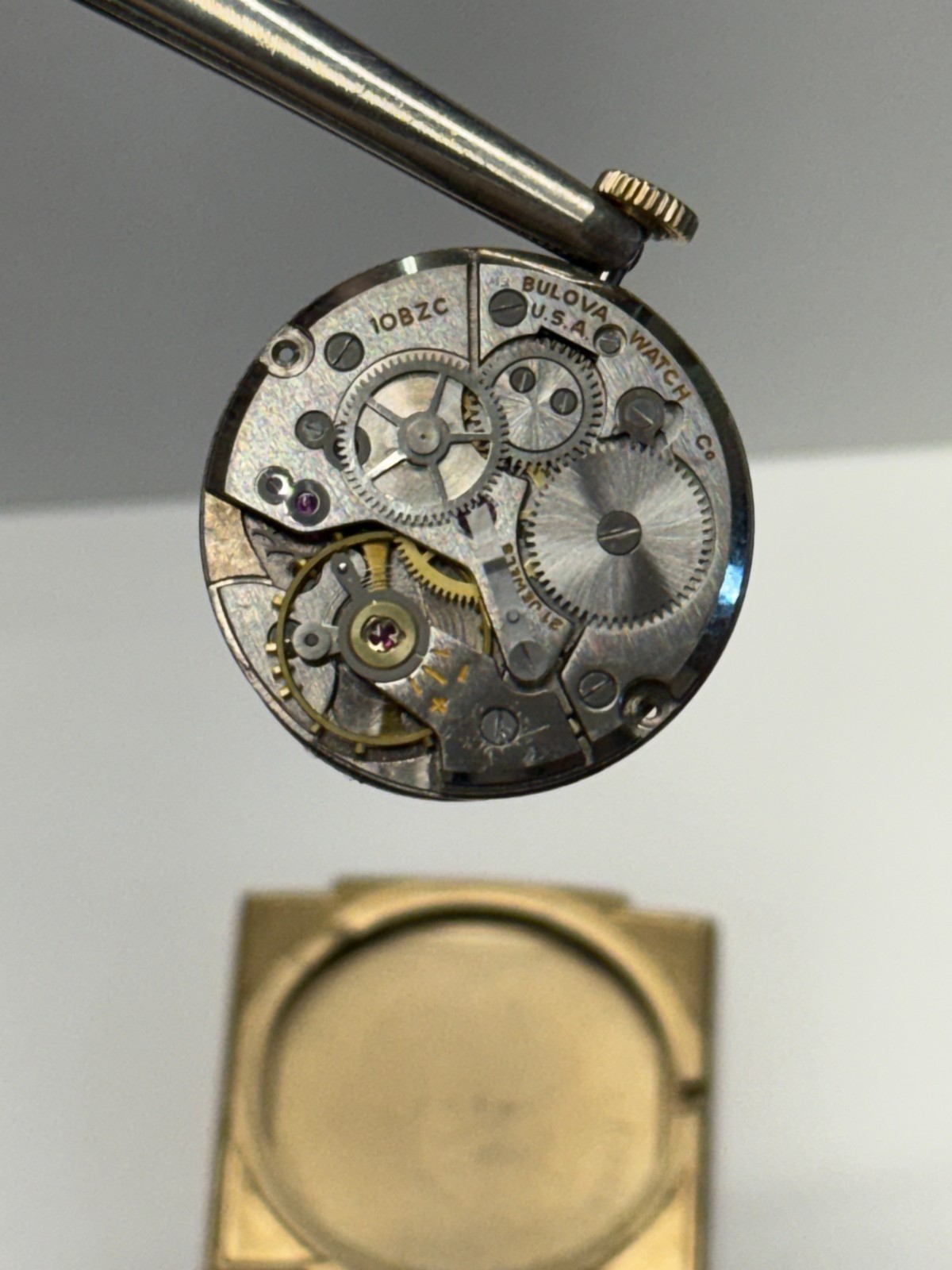 Bulova 21 Jewel Diamond Dial 10BZC Movement GF Case Watch