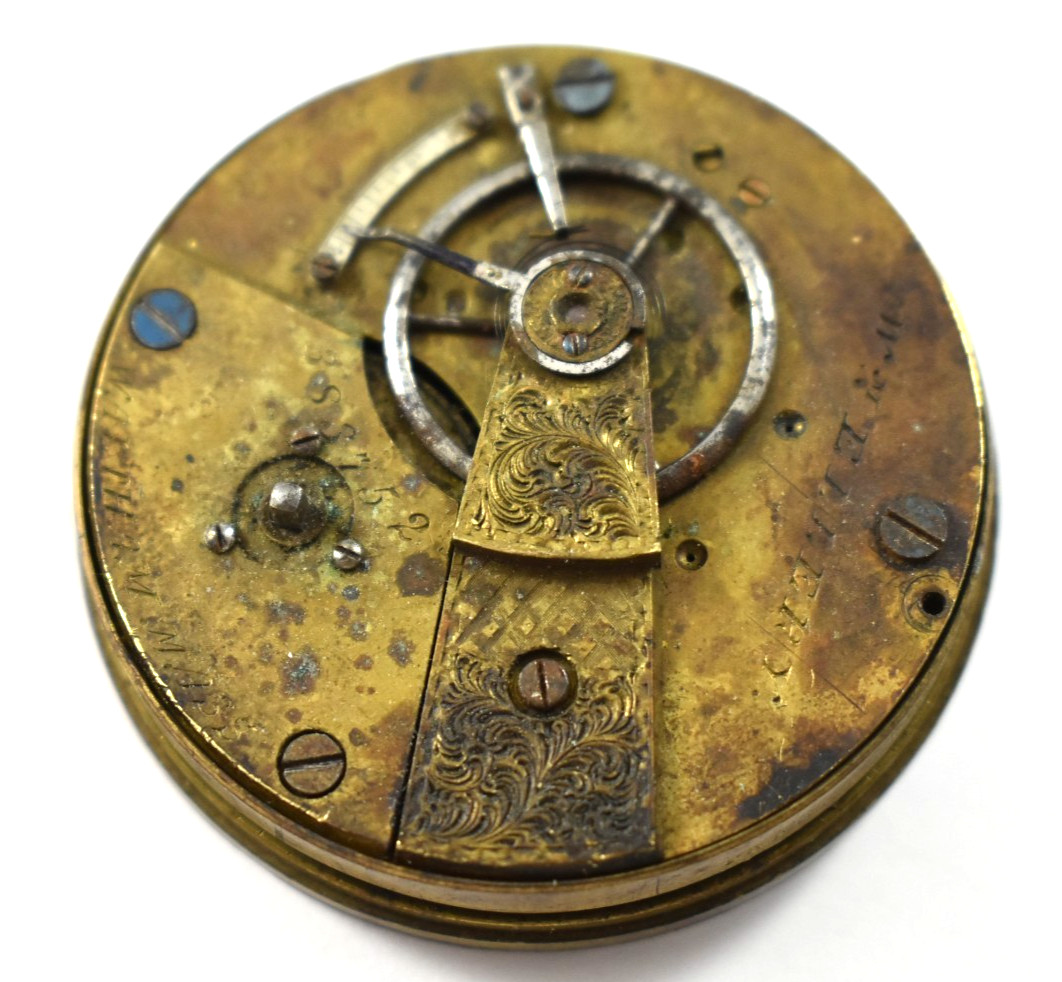 Vintage Waltham Model 1857 Wm Ellery 18s 11J Pocket Watch Movement lot.ea