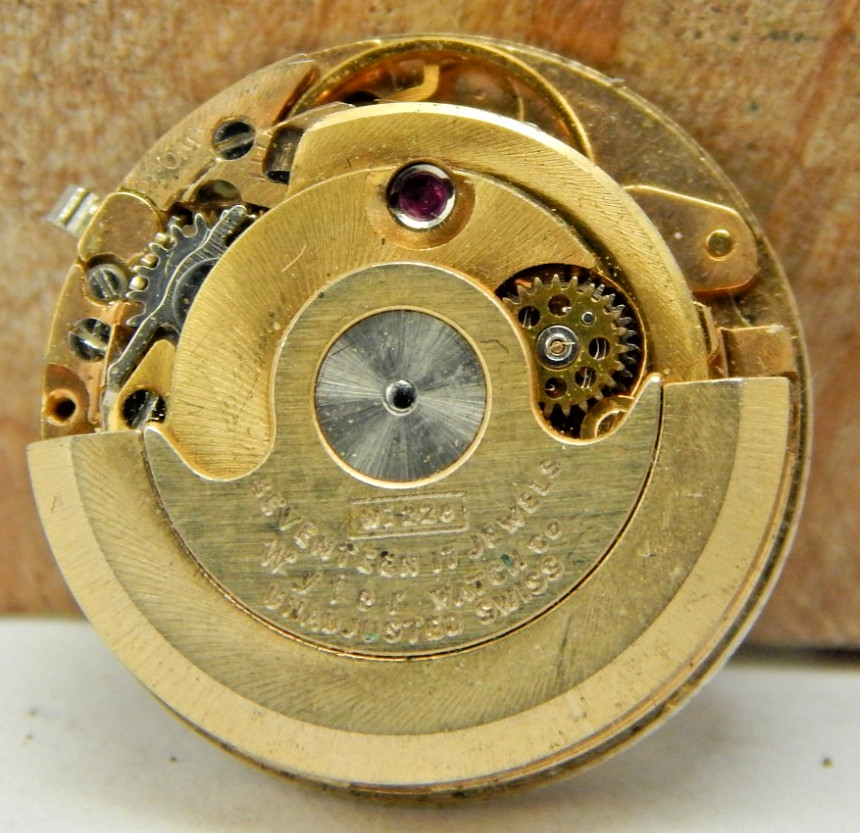 Vintage Wyler WI228 17 jewel automatic ladies wrist watch movement with dial