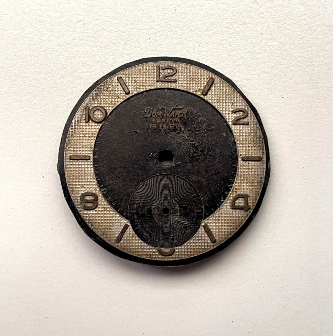 Dom Watch Geneve Vintage Dial Two Tone 30 mm