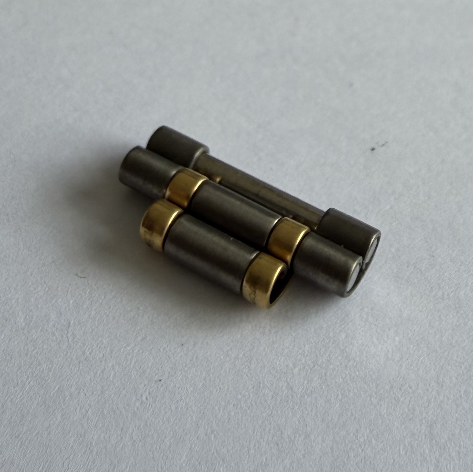 Genuine Breitling Aerospace Titanium & Gold 18mm Bracelet Link