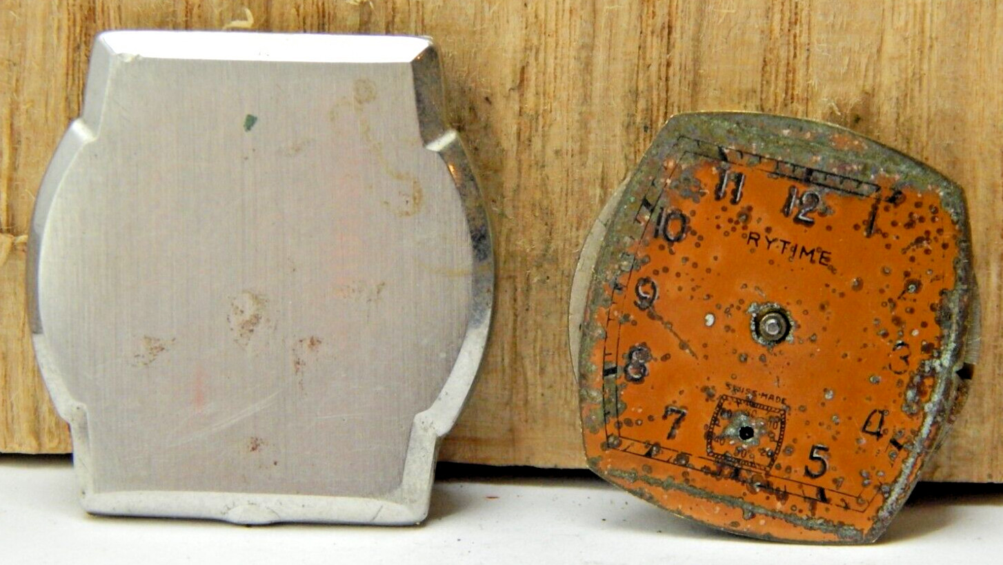 Vintage Rytime Meyer & Studeli 380 15 jewel men’s wrist watch movement with dial