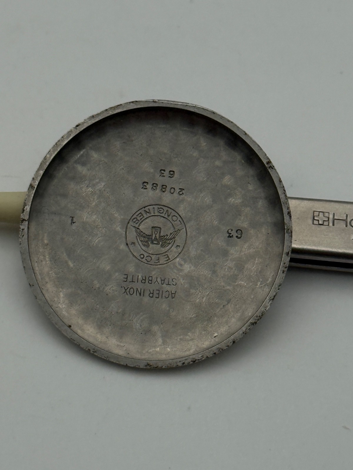 longines efco 20883-63 34.7mm caseback caseback