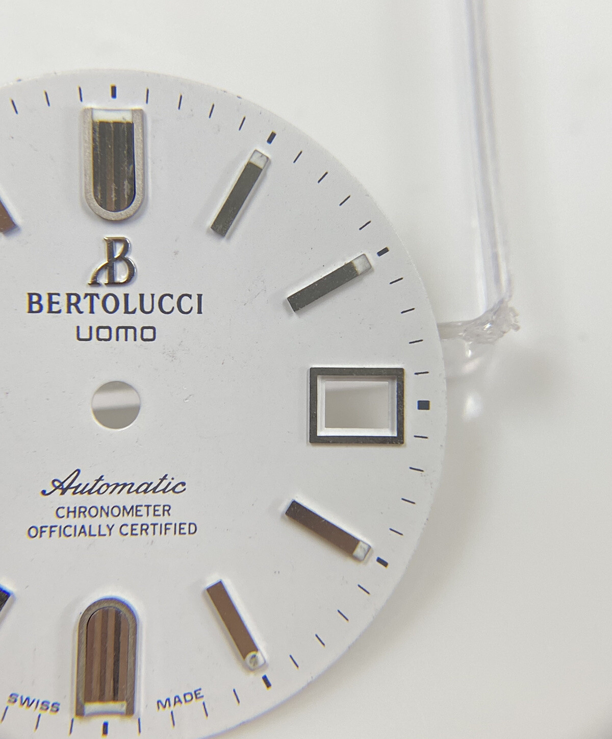 Original Bertolucci Uomo Automatic 28mm White Dial Ref: 884.55.41.10B