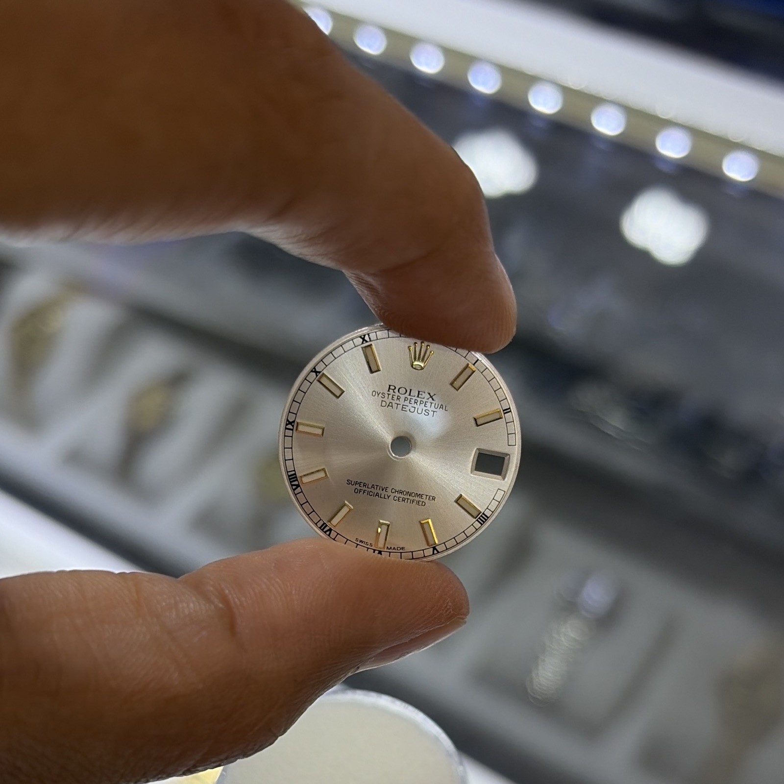 Rolex Datejust Dial Silver stick 278273 31mm two tone