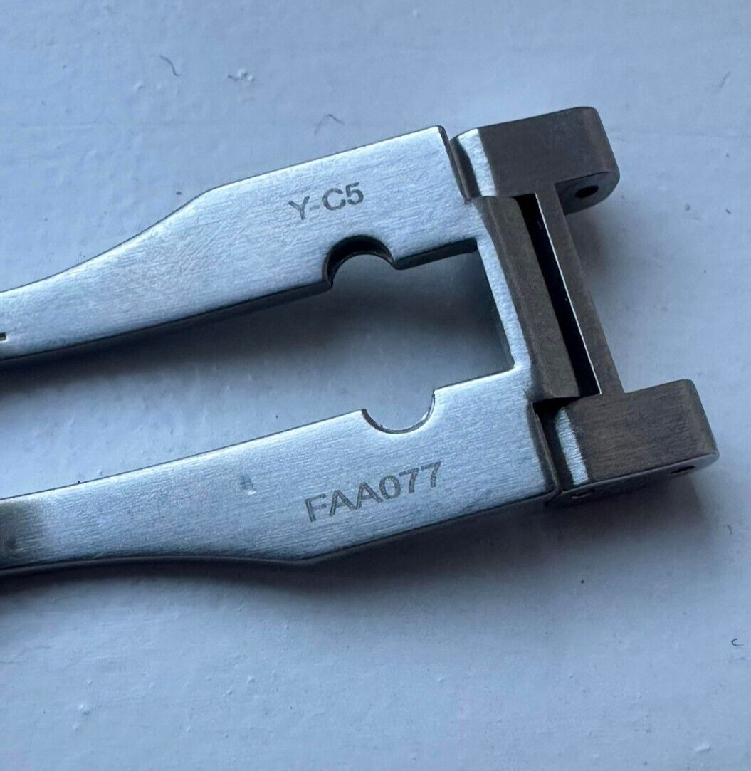 Genuine Tag Heuer Carrera Deployment Deployant Clasp Buckle Bracelet FAA077 18mm