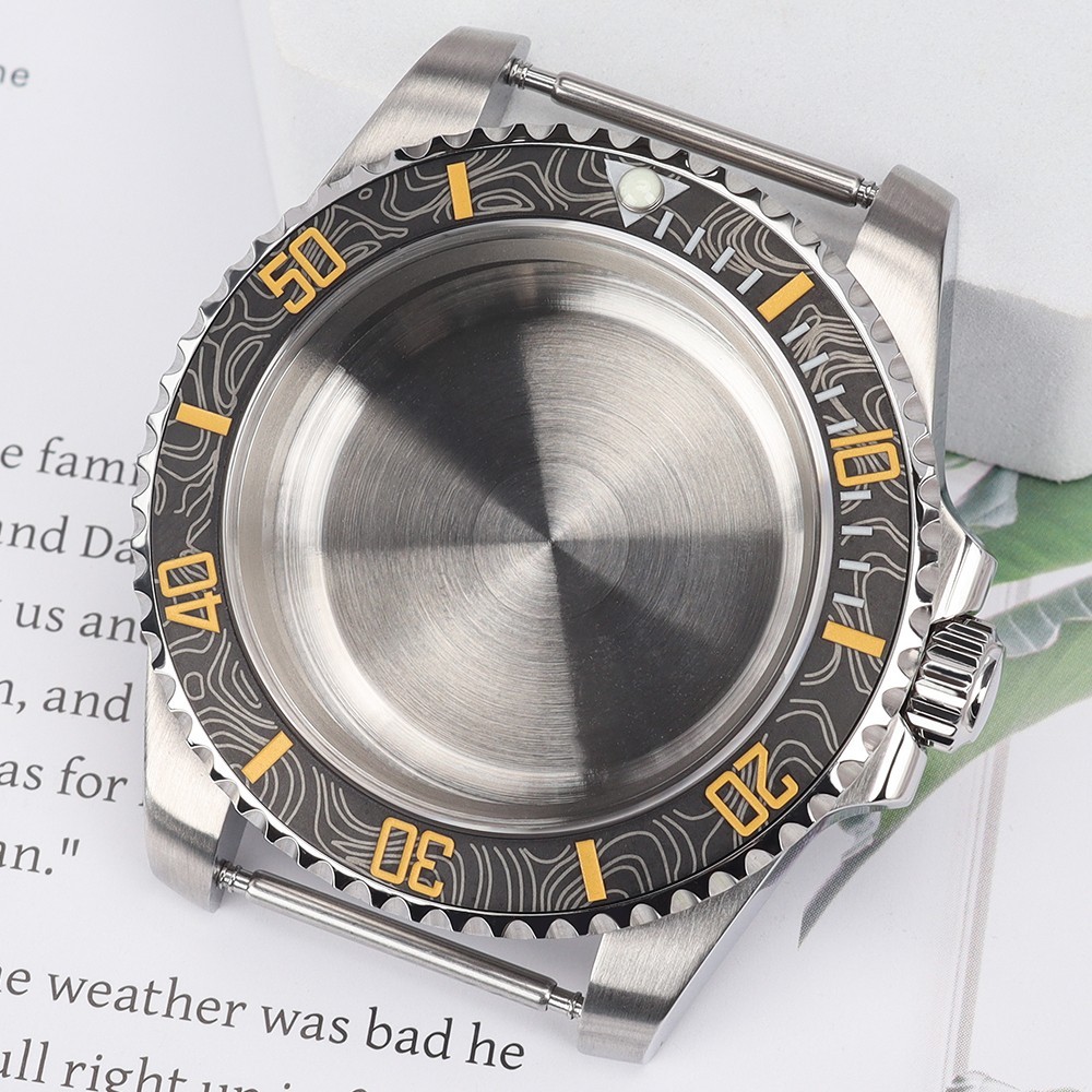FEIYASHI 40mm Steel NH35 Watch Case Oyster Sapphire For Seiko NH35 36 Miyota8215