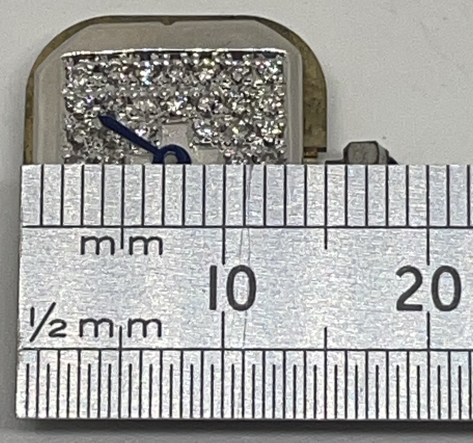 RONDA MOVEMENT Diamond Dial 4 Jewels Swiss Does Not Run