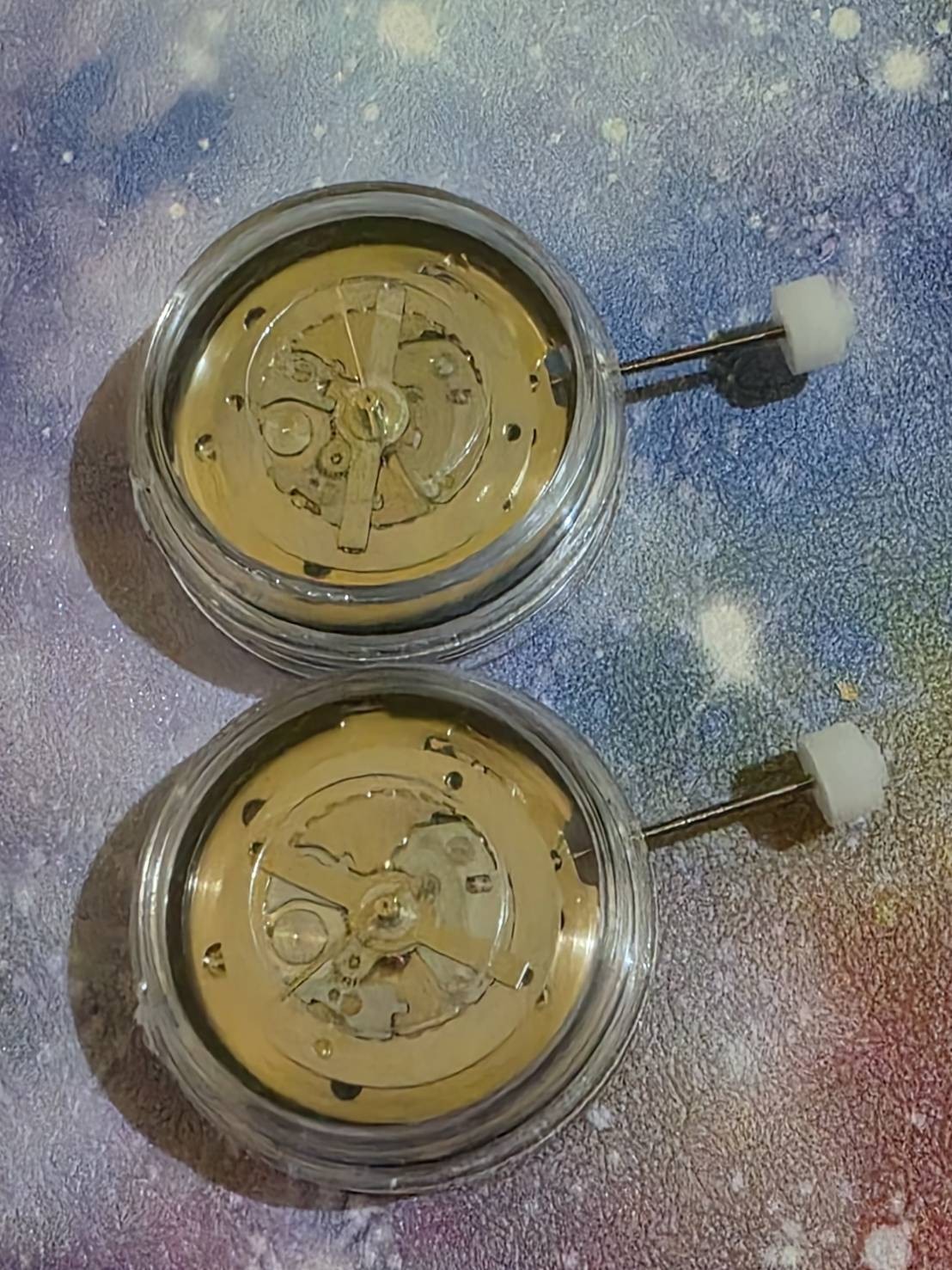 2x Ebosa BLUEBIRD Cal.701.211 swiss movement (No disk date version.)