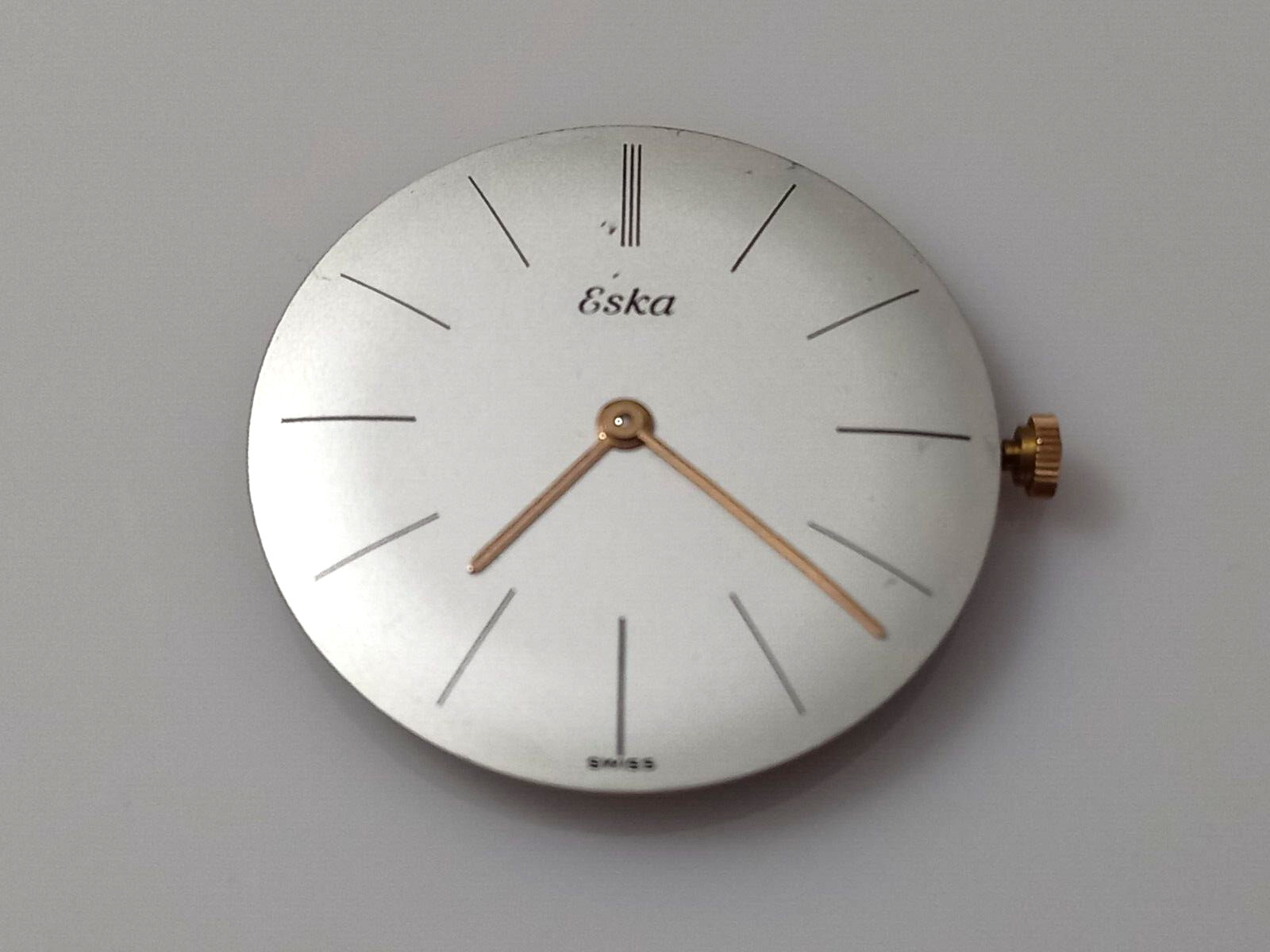 30.5 MM ESKA DIAL WITH AURORE VILLERET 423 MVT ( 18K HANDS & CROWN ) – WORKING
