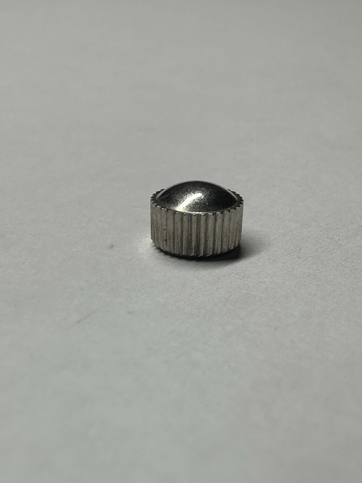 Unbranded Round Top Watch Crown Stainless Steel 5.95mm x 3.95mm