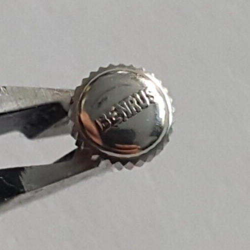 Benrus Water Resistant Steel Crown