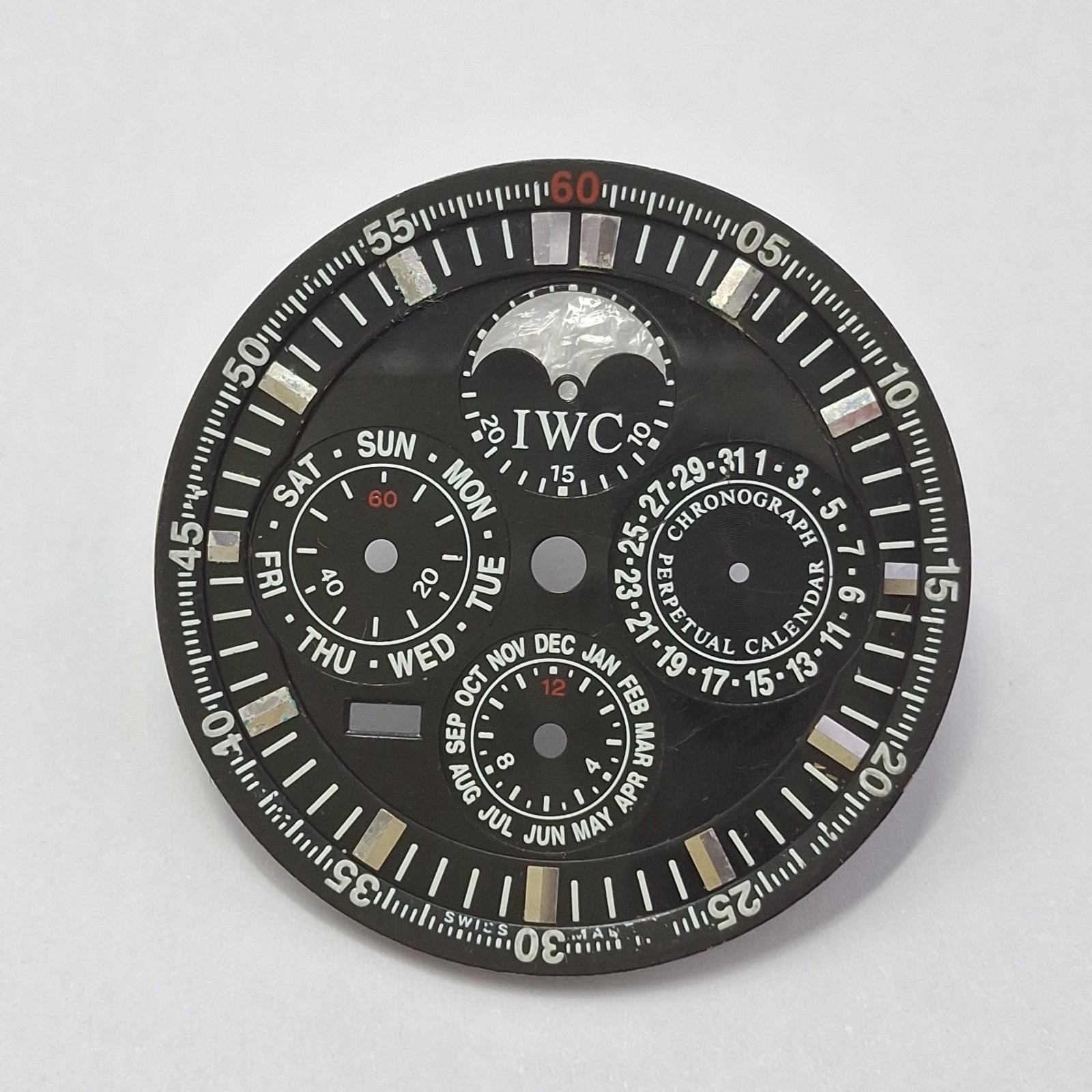 IWC International Watch Co 36.6 mm Dial Watch Parts Part Swiss Made #X7