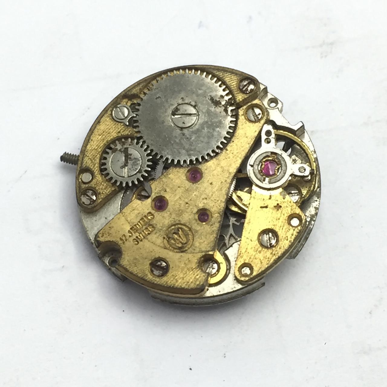 West End Watch Cal.374 Manual Winding Not Working Movement For Parts
