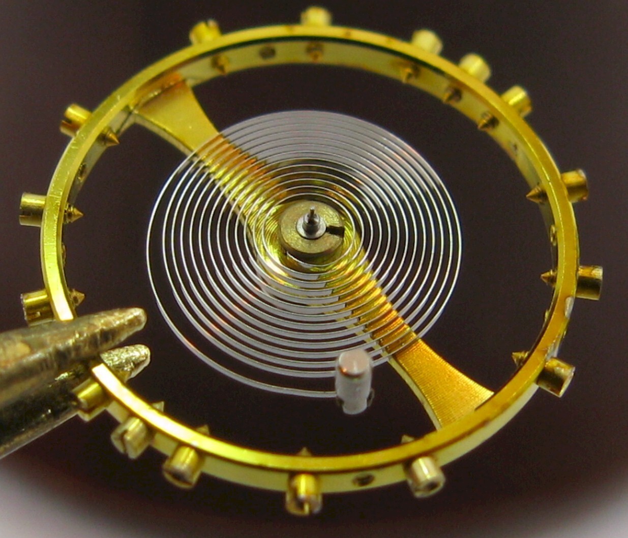 Bulova Watch Movement 10BPA 10BPAC 10BPAD + … 23 jewels .. part balance wheel