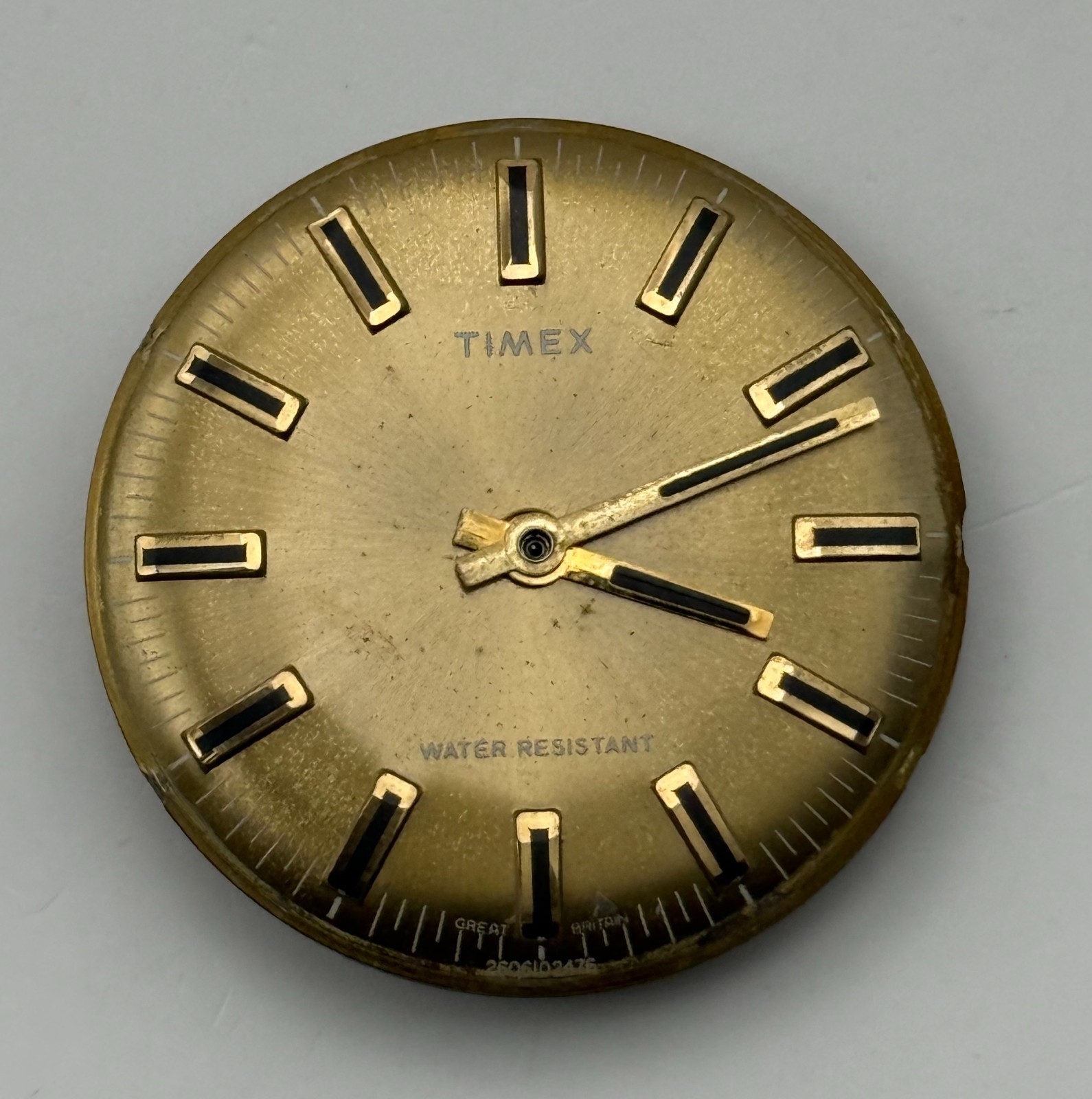 Timex 450 Watch Movement 1976 Dial Great Britain Vintage Parts Repair 20.7mm