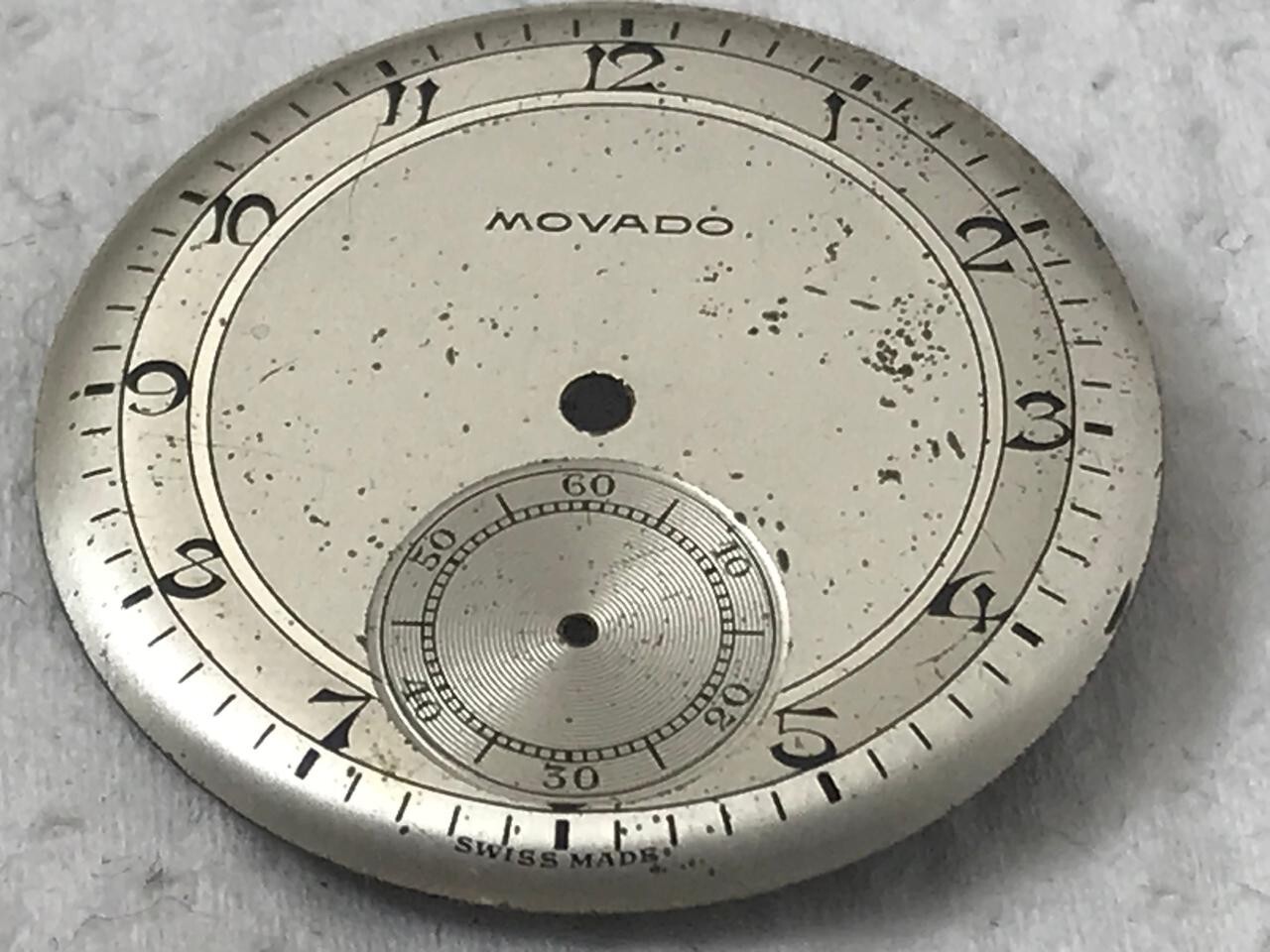 Original Vintage Movado Cal. 75-150MN-470 Dial