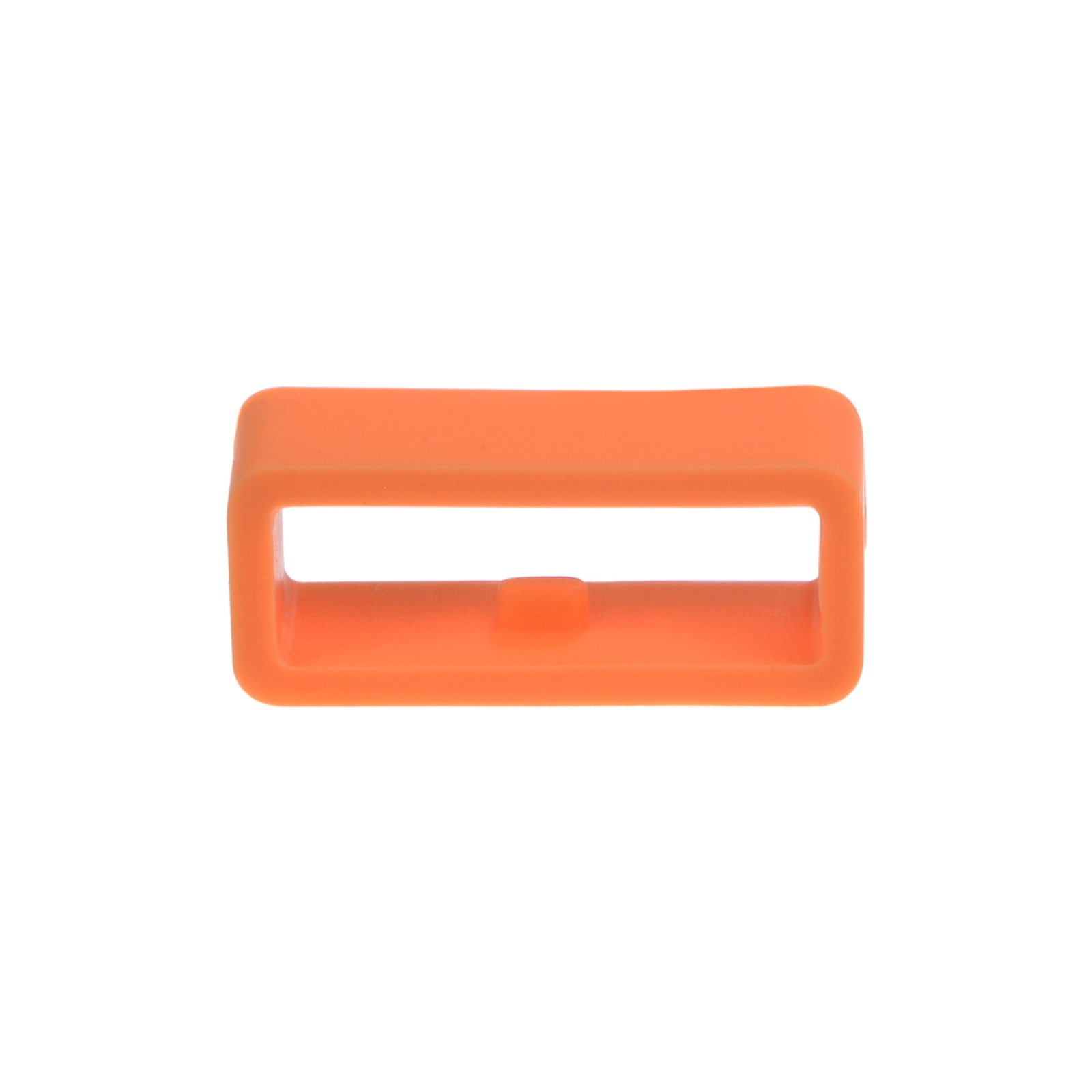 6pcs Watch Strap Circle Fixing Circle 16mm Rubber, Orange