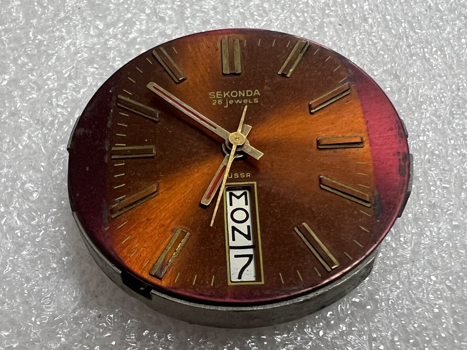 Vintage Watch movement ( mechanism) Slava Sekonda Fridge Soviet USSR. FOR PARTS