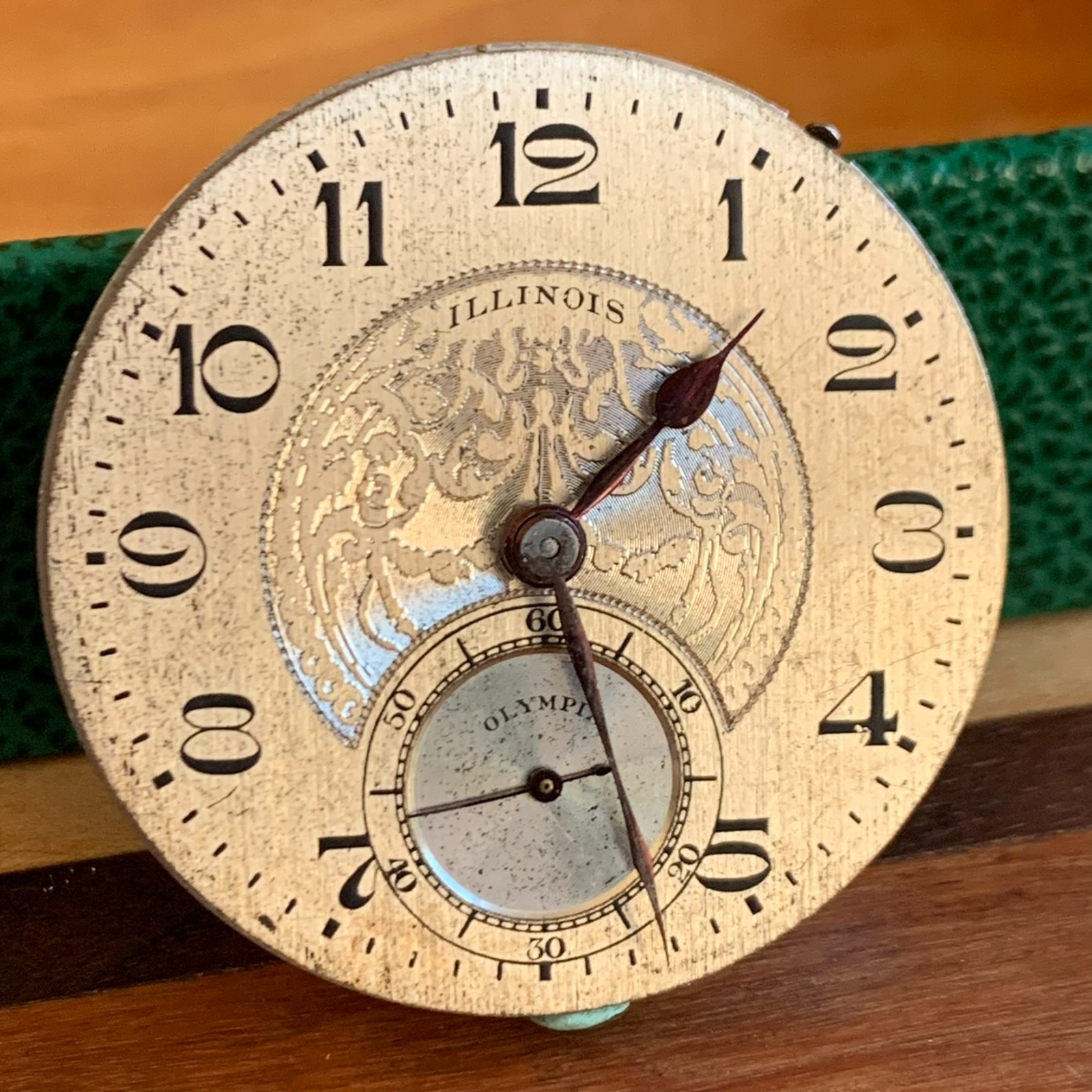 1925 Illinois Grade: 706 “Olympia” 16S 17J Open Face Pocket Watch Movement Runs