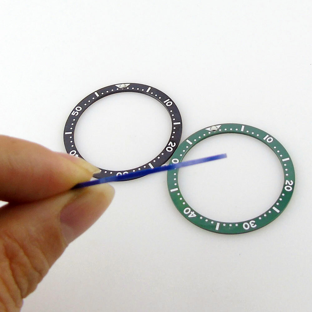 38mm Flat Ceramic Bezel Insert Spare Parts Fit For SKX007 SKX011 Luminous Dot