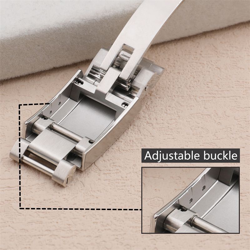 904L Deployment Buckle Clasp Fits Rolex Yacht-Master Daytona Gold Rose Silver