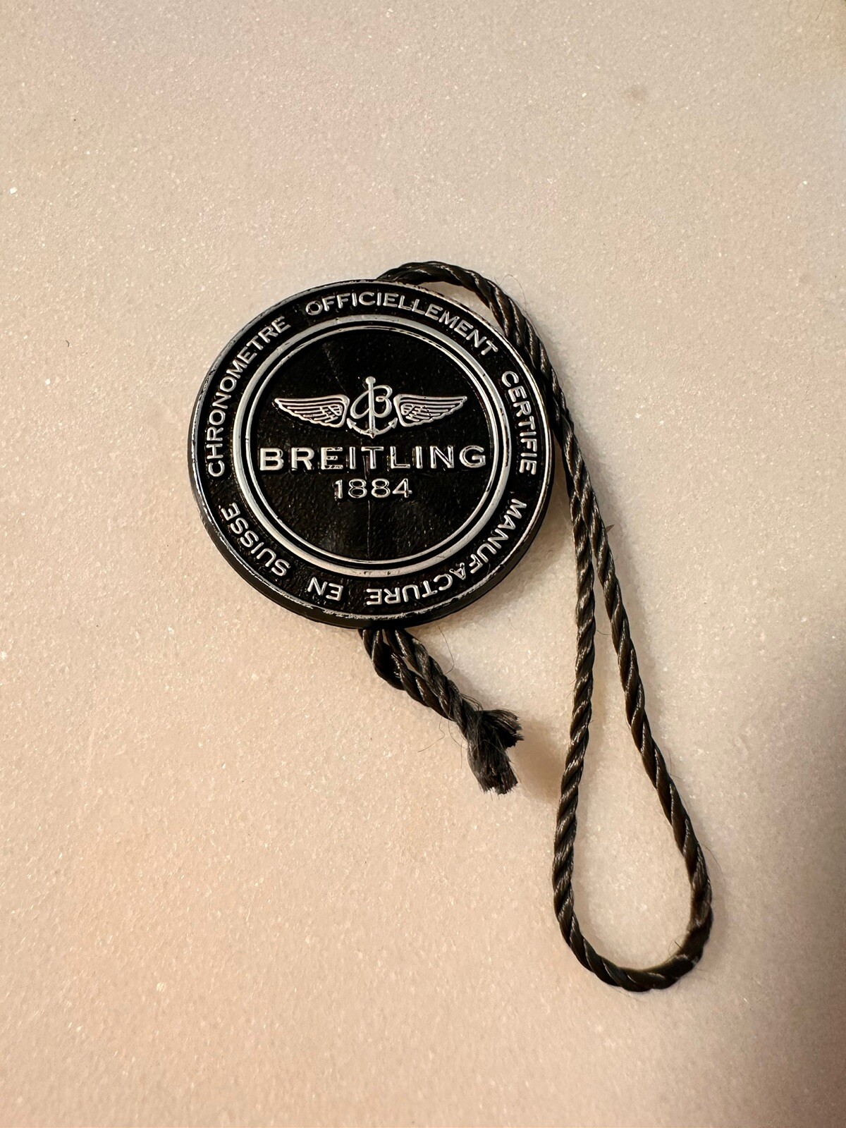 BREITLING 1884 SWISS BLACK HANG TAG