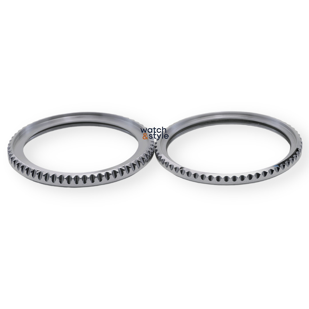 R0143 SKX007/SRPD – Slim Sub Style Rotating Bezel – Polished Silver