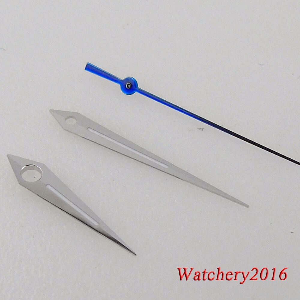 Tandorio 33.5MM Sky Blue Folds Watch Dial Date Window Fit NH35 NH36 Automatic