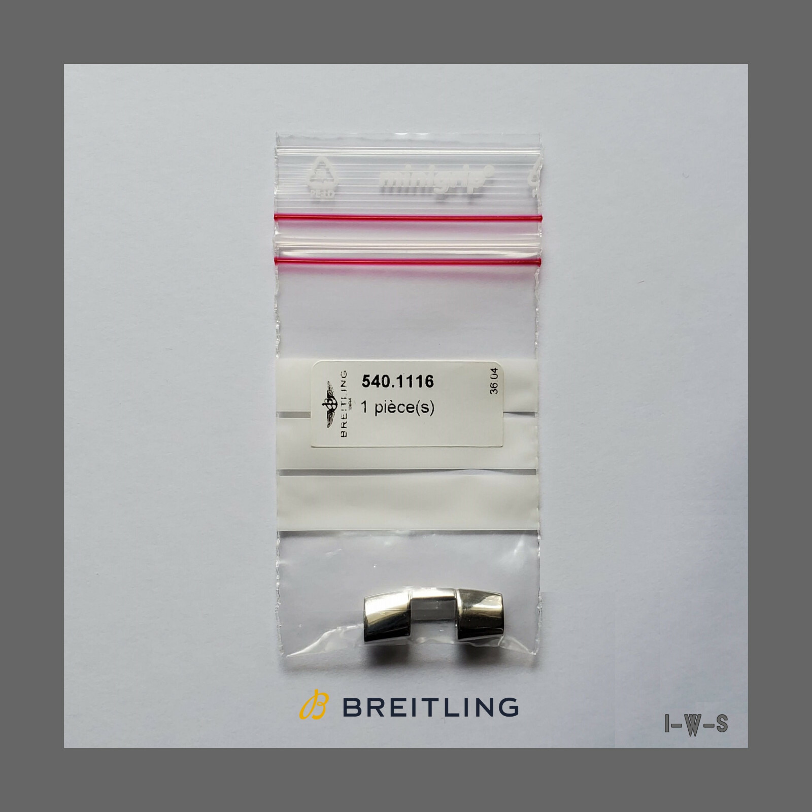 ☆GENUINE BREITLING «FIGHTER» BRACELET END LINK «874A» FOR «B-1» & «B-2» WATCHES☆