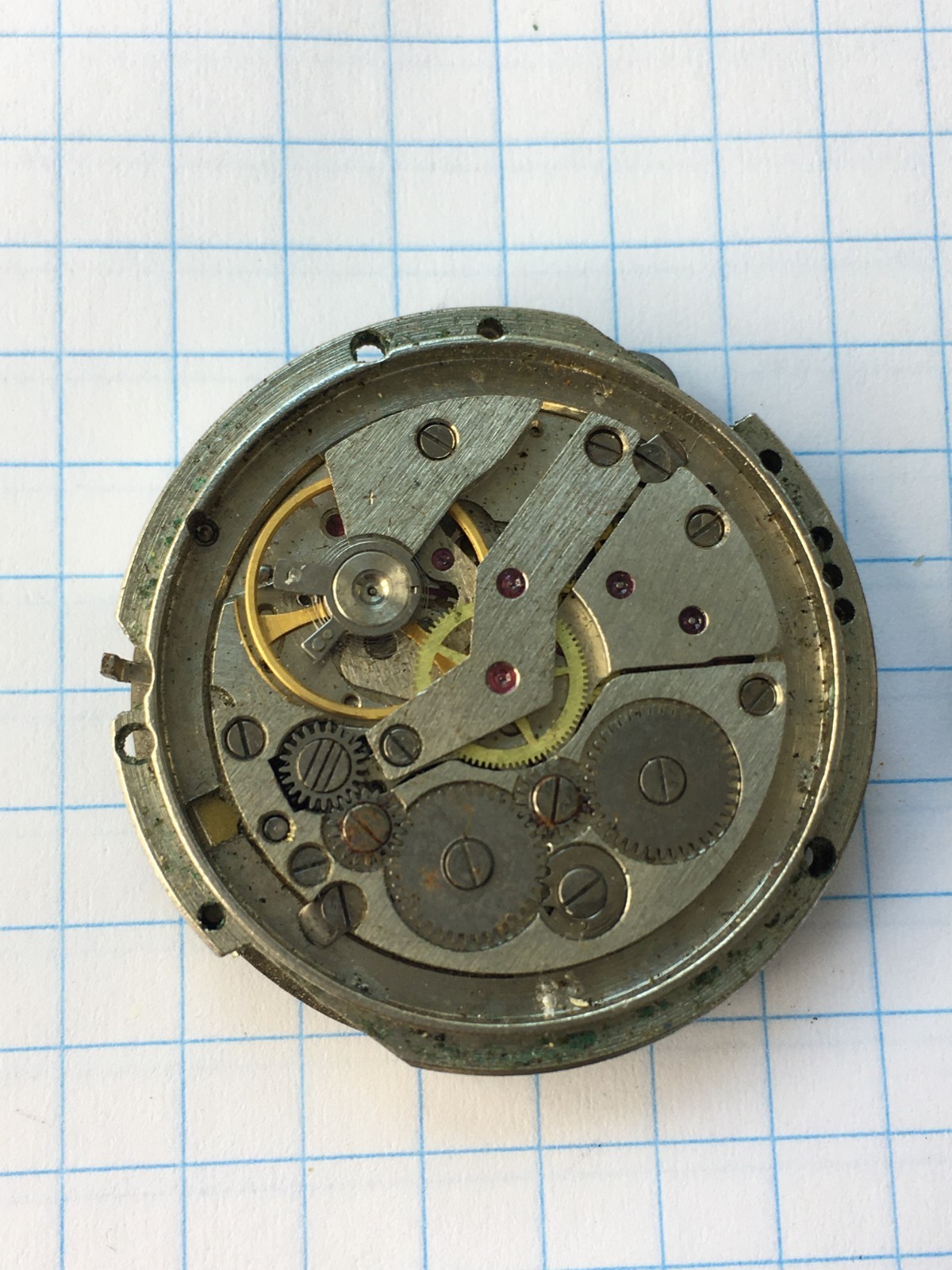 Lot of 10 Vintage men’s wristwatch movements Vostok, Slava, etc. USSR for parts