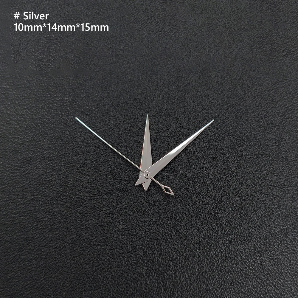 NH35 Watch Hands Set 10x14x15mm Silver Rose Gold Replacement Needles