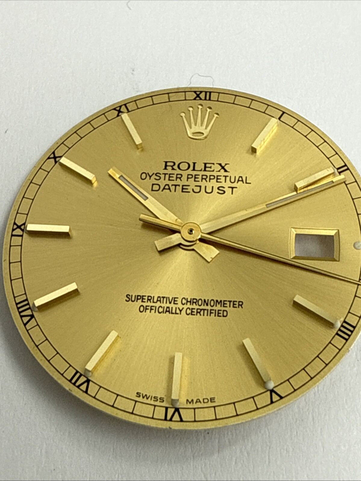 Rolex Factory Champion Dial With Original Hands For 36 mm 16013-16233