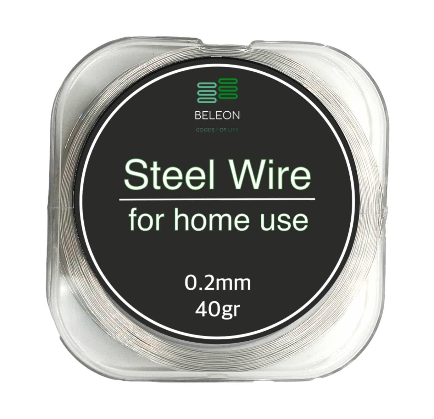 Stainless Steel Metal Wire 0.2 mm – 1.76 Once – About 400 ft