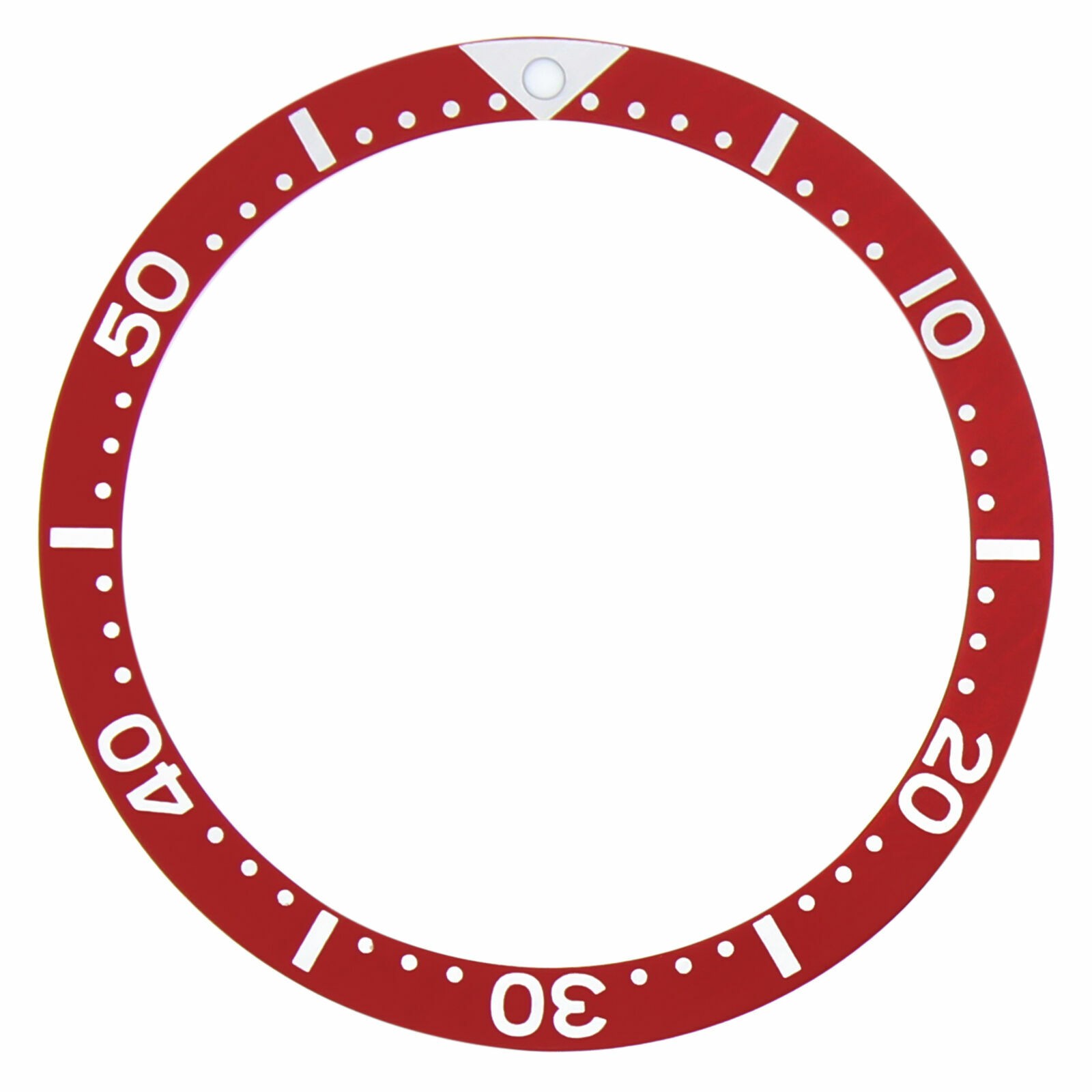 BEZEL INSERT FOR SEIKO MEN’S 7000,7040, SKX007 DIVER WATCH AUTOMATIC WATCH RED