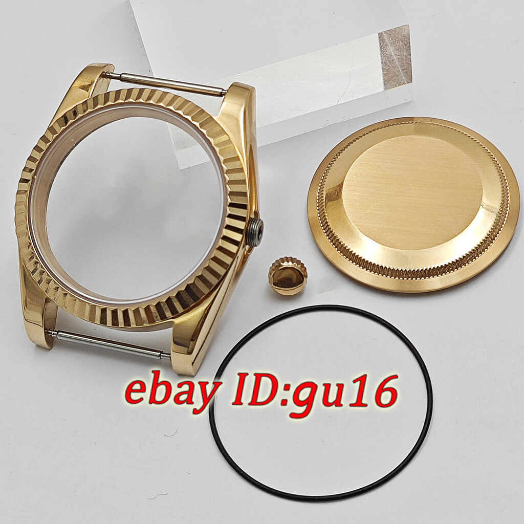36mm 39mm watch case rose gold fit NH35 NH36 Miyota 8215 ETA 2824/2836 DG2813