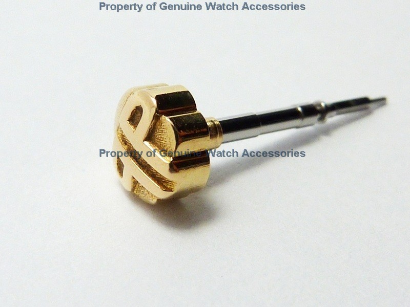 PATEK PHILIPPE 18K SOLID YELLOW GOLD DOUBLE P (“PP”) CROWN* 4.76 MM /STEM (JJ22)