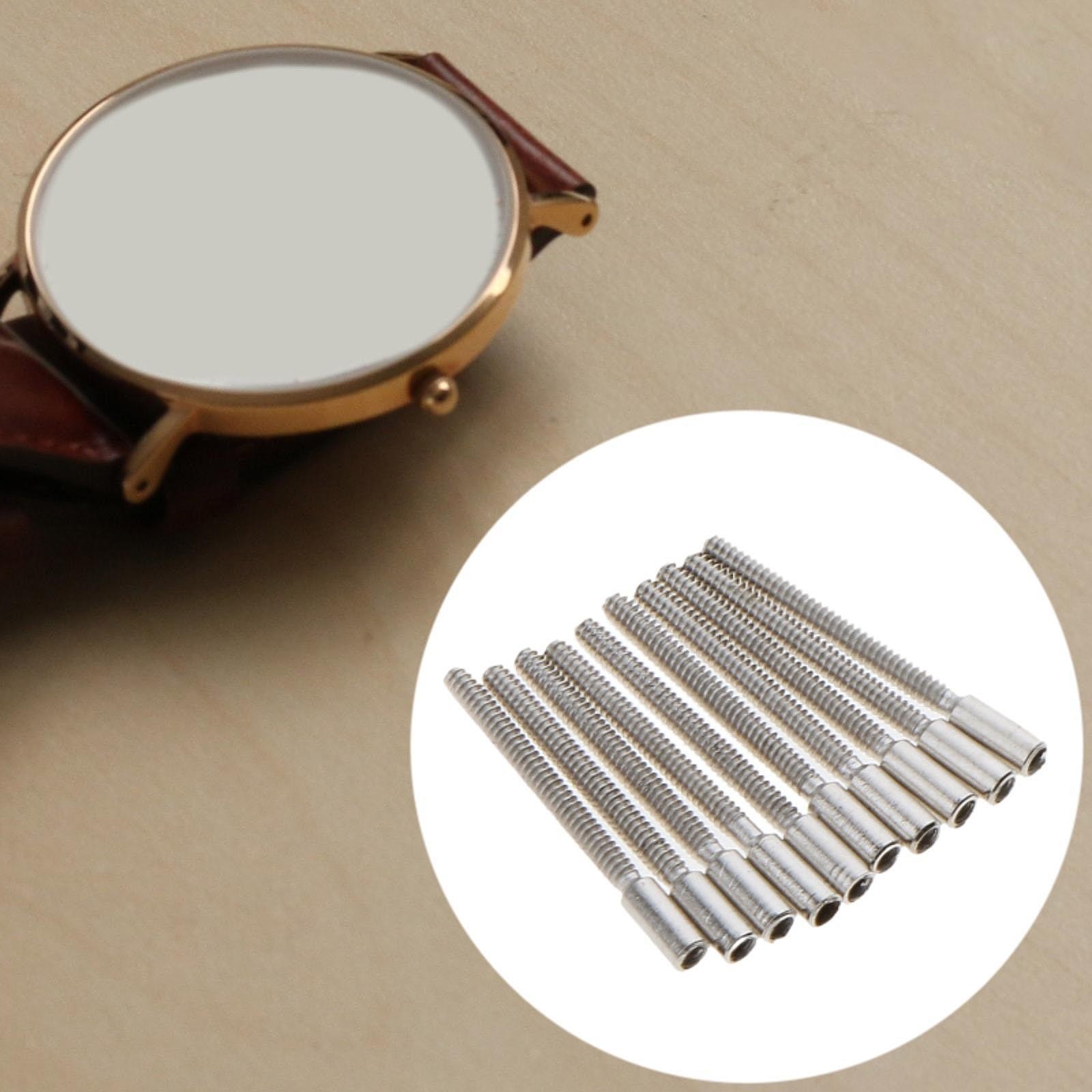 10 Pieces Watch Stem Extenders Portable for Home Use Watch Movement Business