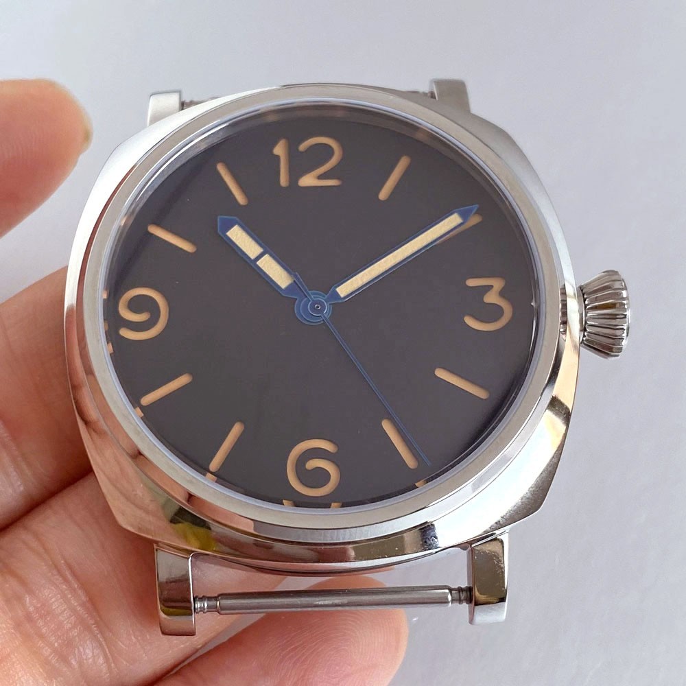 42mm Stainless Steel 200m Waterproof Watch Case Sapphire Fit NH35 ETA2824 Miyota