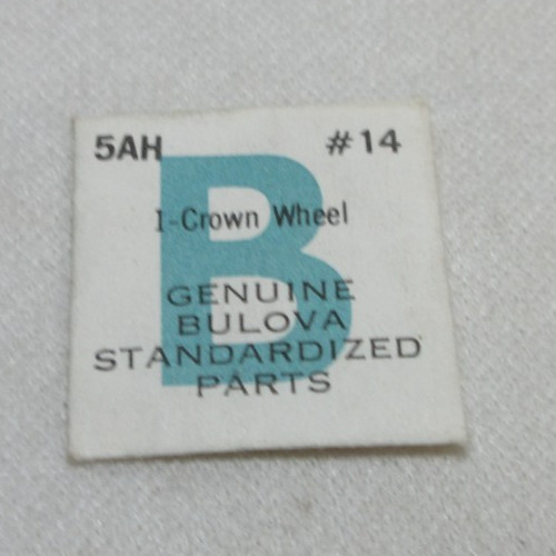 BULOVA CROWN WHEEL 5AH #14 WATCHMAKER REPLACEMENT PART #325
