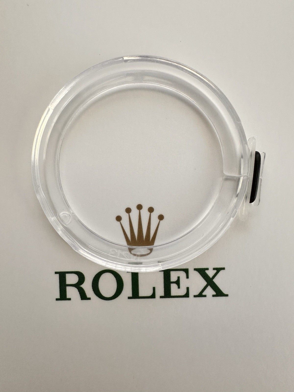 Genuine Rolex N213 PLASTIC BEZEL PROTECTOR 28mm Ladies Yacht Master