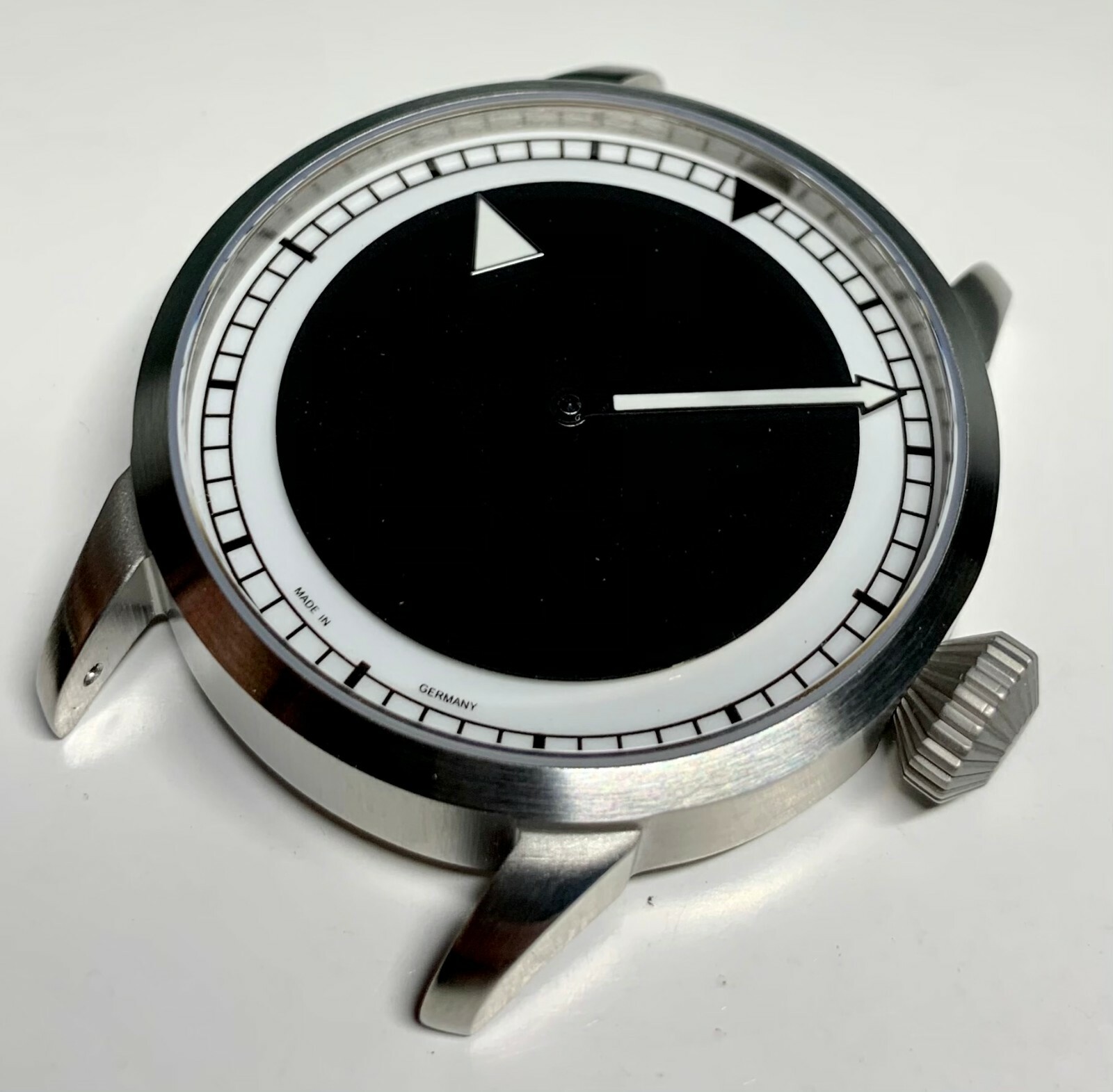 MAGIC HOUR WATCH KIT FOR ETA 6497-1, 316L ST. STEEL CASE PVD, WHITE DIAL – NEW!